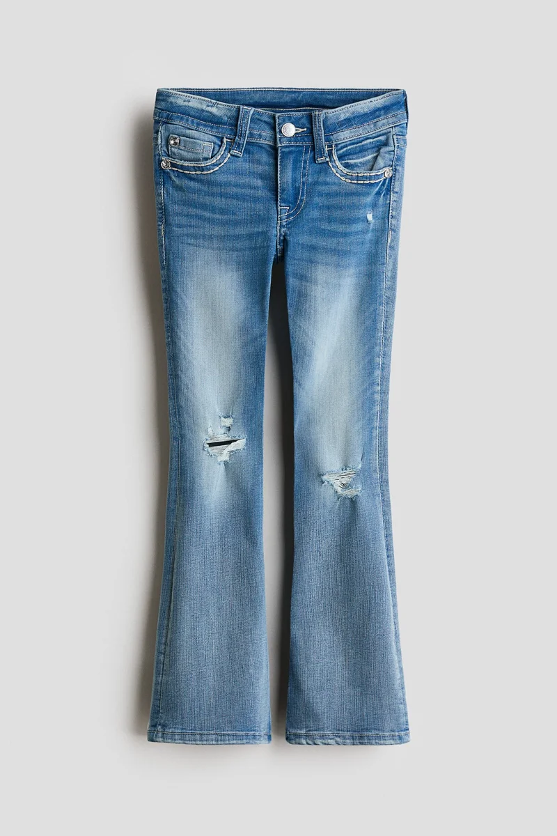 H&M Skinny Fit Bootcut Low Jeans